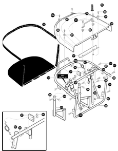 Part Location Diagram of 94855-821 Briggs and Stratton Handle, Reba Collector